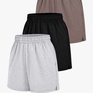 3 pack of comfy lounge shorts